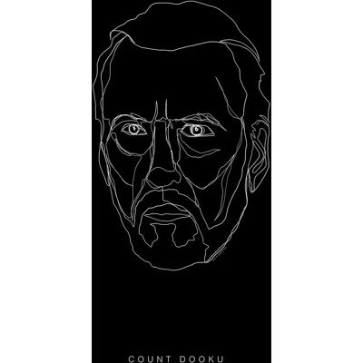 KOMAR Dooku Star Wars Rechteck Poster - Innen KOMAR Dooku Star Wars Rechteck Poster - Innen