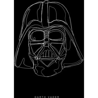 KOMAR Star Wars Dark Side Vader Wandbild - 40x50cm KOMAR Star Wars Dark Side Vader Wandbild - 40x50cm