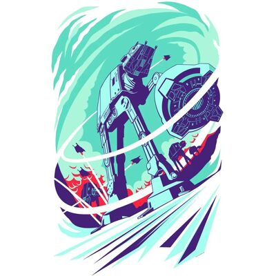 KOMAR Star Wars Hoth Bunt Poster - Poster KOMAR Star Wars Hoth Bunt Poster - Poster