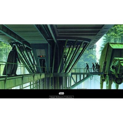 KOMAR Endor Dock Star Wars Bunt Poster - Poster KOMAR Endor Dock Star Wars Bunt Poster - Poster