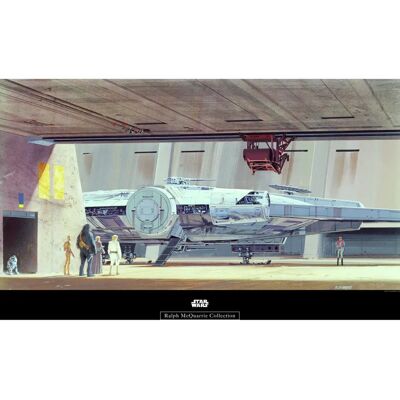Affiche KOMAR Star Wars Classique RMQ Mos Eisley Hangar - Colorée - Intérieur Affiche KOMAR Star Wars Classique RMQ Mos Eisley Hangar - Colorée - Intérieur