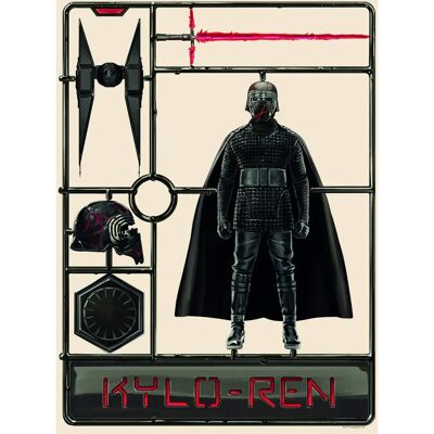 Sanders & Sanders Beiges und Schwarzes Star Wars Toy Kylo Wandposter Sanders & Sanders Beiges und Schwarzes Star Wars Toy Kylo Wandposter