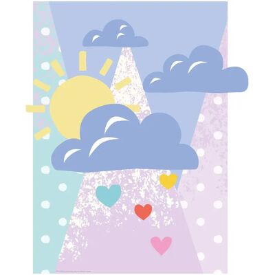 Komar Winnie the Pooh Clouds - Művészeti poszter 50x70cm Komar Winnie the Pooh Clouds - Művészeti poszter 50x70cm