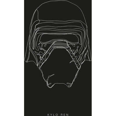 Komar Art Poster - Kylo Dark Side Star Wars - 50x70cm Komar Art Poster - Kylo Dark Side Star Wars - 50x70cm