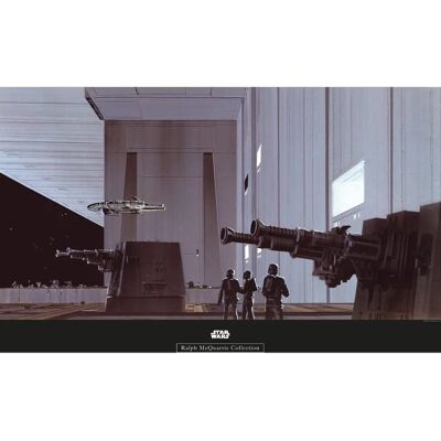 Komar - Star Wars Hangar de la Estrella de la Muerte - 70x50 cm - Decoración de Pared - Poster Komar - Star Wars Hangar de la Estrella de la Muerte - 70x50 cm - Decoración de Pared - Poster