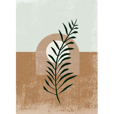 Komar Stille Vollmond Wandbild - 50x70cm - Braun Komar Stille Vollmond Wandbild - 50x70cm - Braun