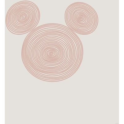 KOMAR Pink Curls Wandbild - Langlebig, Helle Farben, Made in Germany KOMAR Pink Curls Wandbild - Langlebig, Helle Farben, Made in Germany