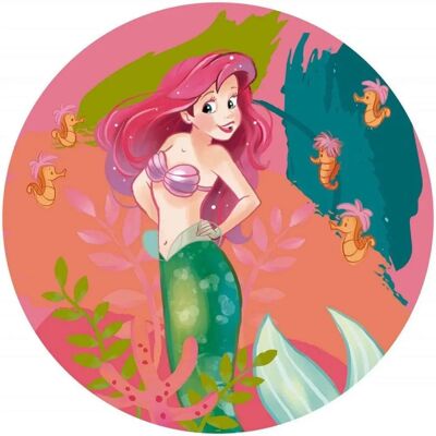 KOMAR Ariel Happy Coral Papel Pintado - Cómic Disney Infantil KOMAR Ariel Happy Coral Papel Pintado - Cómic Disney Infantil