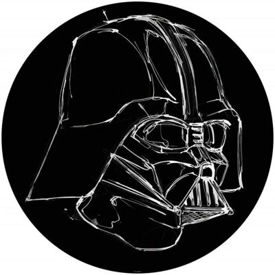 KOMAR Star Wars Ink Vader Nástěnný obraz - Samolepící 125x125 cm KOMAR Star Wars Ink Vader Nástěnný obraz - Samolepící 125x125 cm