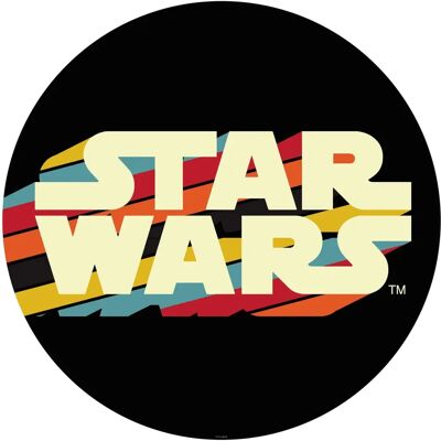 KOMAR Star Wars Typeface Tapete - Bunt 125x125 cm KOMAR Star Wars Typeface Tapete - Bunt 125x125 cm