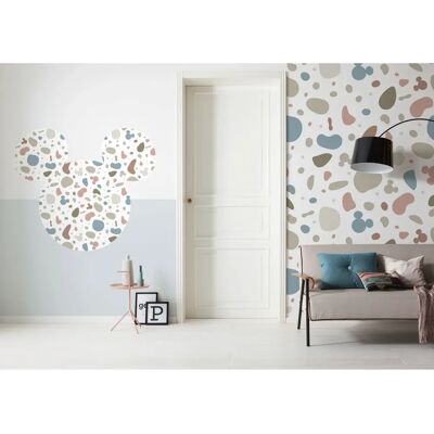 KOMAR Mickey Head Terrazzo Bambino Wandtattoo - 125cm KOMAR Mickey Head Terrazzo Bambino Wandtattoo - 125cm