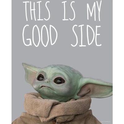 Komar WB-SW-003-30x40 - Peinture - Petit Alien, Très Grand - Baby Yoda - Publicité Komar WB-SW-003-30x40 - Peinture - Petit Alien, Très Grand - Baby Yoda - Publicité