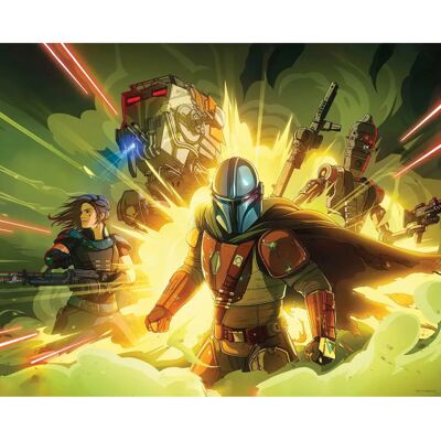 Arte de Pared Mandalorian Fireteam de Komar - Decoración infantil Arte de Pared Mandalorian Fireteam de Komar - Decoración infantil