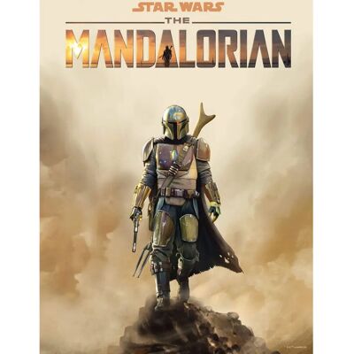 Affiche Mandalorian de KOMAR - Couleurs vives, 50x70cm - Décoration murale - Publicité Affiche Mandalorian de KOMAR - Couleurs vives, 50x70cm - Décoration murale - Publicité
