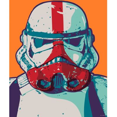 KOMAR Mandalorian Pop Art Stormtrooper - Arte de Pared KOMAR Mandalorian Pop Art Stormtrooper - Arte de Pared
