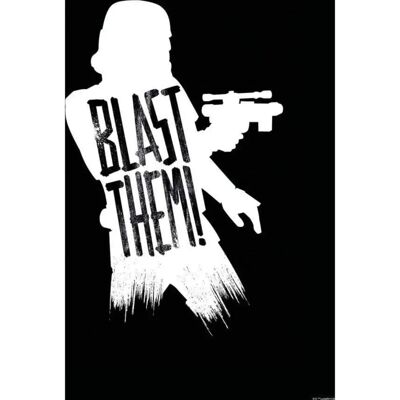 KOMAR Falikép Star Wars Silhouette Quotes Stormtrooper - 50x70cm KOMAR Falikép Star Wars Silhouette Quotes Stormtrooper - 50x70cm