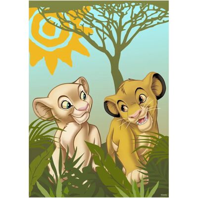 KOMAR - König der Löwen Urembo Meadows Poster - 30x40cm KOMAR - König der Löwen Urembo Meadows Poster - 30x40cm