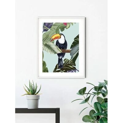 KOMAR - Toco Toucan - Bunt - 40x50 cm - Poster KOMAR - Toco Toucan - Bunt - 40x50 cm - Poster