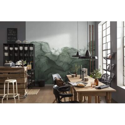 KOMAR Green Dust Tapete - Vlies 300x280cm KOMAR Green Dust Tapete - Vlies 300x280cm