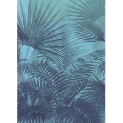 KOMAR Blaue Blumen Fototapete - 200x280cm - Wandbild KOMAR Blaue Blumen Fototapete - 200x280cm - Wandbild