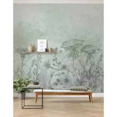 KOMAR Whiff Blumen Öko-Wandtapete - 300x280cm KOMAR Whiff Blumen Öko-Wandtapete - 300x280cm