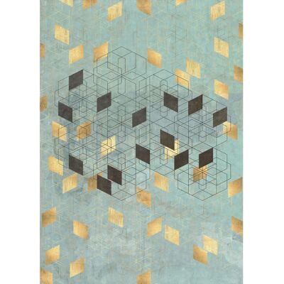 KOMAR Digitaldruck Vlies Plaqué Or 200x280 - Wandtapete KOMAR Digitaldruck Vlies Plaqué Or 200x280 - Wandtapete