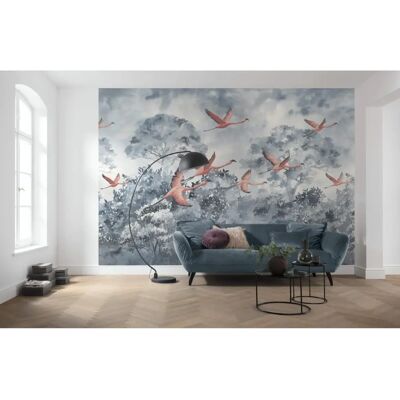 KOMAR Flamingos Himmel Tapete - 400x280cm KOMAR Flamingos Himmel Tapete - 400x280cm