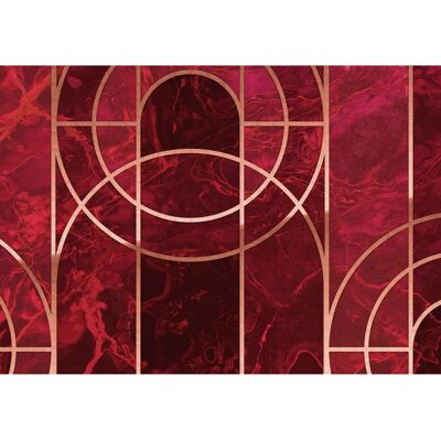 KOMAR Pompeux Blumen Tapete - 400x280 cm - Tapete KOMAR Pompeux Blumen Tapete - 400x280 cm - Tapete