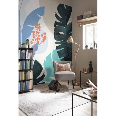 KOMAR Tropical Shapes Tapete - 300x280cm - Bunt KOMAR Tropical Shapes Tapete - 300x280cm - Bunt