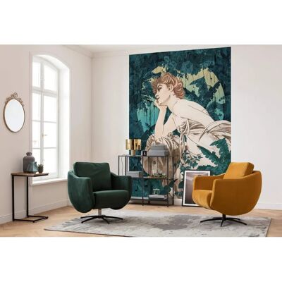 Carta da parati KOMAR Songes Vert - 200x280cm - Decorazione murale Carta da parati KOMAR Songes Vert - 200x280cm - Decorazione murale