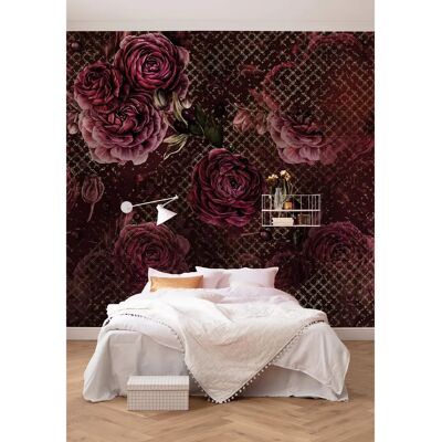 KOMAR Rouge Intense Tapete - Natürliches Muster - 350x280cm KOMAR Rouge Intense Tapete - Natürliches Muster - 350x280cm