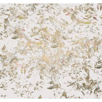 KOMAR Goldene Federn Wandbild - 300x280 cm - Tapete KOMAR Goldene Federn Wandbild - 300x280 cm - Tapete