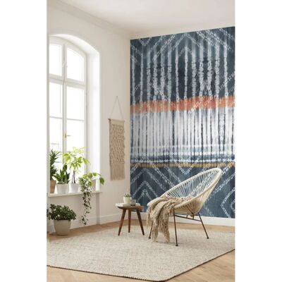 KOMAR Native Blue/White Wallpaper - 200x250 cm KOMAR Native Blue/White Wallpaper - 200x250 cm