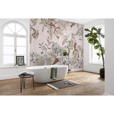 KOMAR Papel Pintado Panorámico - Rosa/Plata, 350x250 cm KOMAR Papel Pintado Panorámico - Rosa/Plata, 350x250 cm