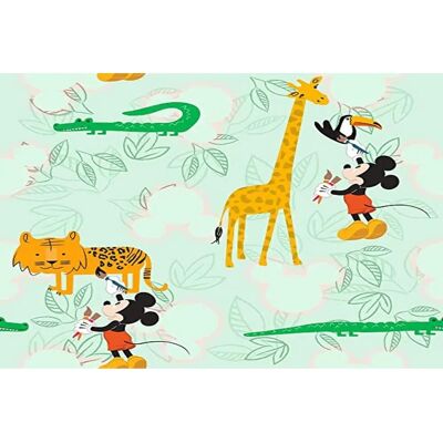 Fotomural Mickey Doodle Zoo de Komar - 0,53x10,05m - Decoración infantil Fotomural Mickey Doodle Zoo de Komar - 0,53x10,05m - Decoración infantil