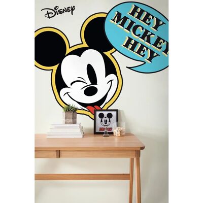 KOMAR Mickey Hey XXL Selbstklebende Vliestapete - Bunt - 127x200cm KOMAR Mickey Hey XXL Selbstklebende Vliestapete - Bunt - 127x200cm