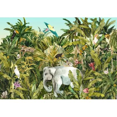 KOMAR Dschungel Expedition Wandbild - Jungle Expedition KOMAR Dschungel Expedition Wandbild - Jungle Expedition