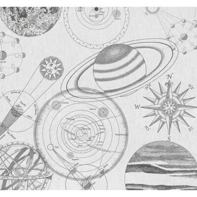 KOMAR Cosmos Sketch Wandbild - Comic Stil KOMAR Cosmos Sketch Wandbild - Comic Stil