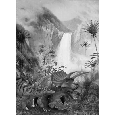KOMAR Jurassic Wasserfall Tapete - Kinderzimmer Dekor KOMAR Jurassic Wasserfall Tapete - Kinderzimmer Dekor