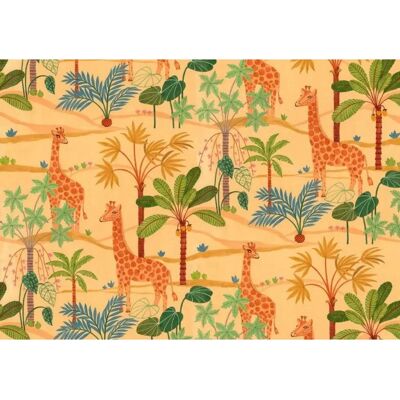 KOMAR Giraffe Crew Tapete - Kinderzimmer Dekor KOMAR Giraffe Crew Tapete - Kinderzimmer Dekor