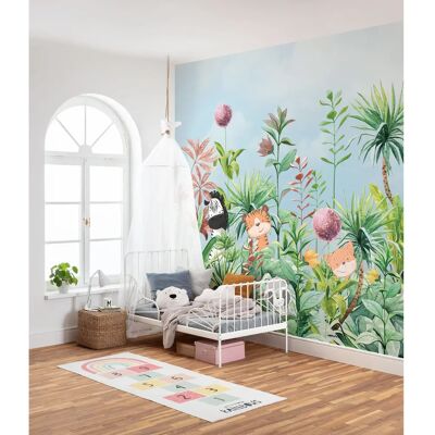 KOMAR Murale Bambini - Primo Giorno di Scuola - 300x250cm - Colorato KOMAR Murale Bambini - Primo Giorno di Scuola - 300x250cm - Colorato