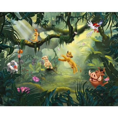 KOMAR Leeuwenkoning Hakuna Matata Muurschildering - Wandtype KOMAR Leeuwenkoning Hakuna Matata Muurschildering - Wandtype