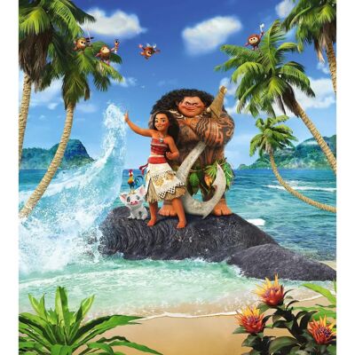 KOMAR Moana Beach Fototapete - Disney Comic Wandbild 250x280 cm KOMAR Moana Beach Fototapete - Disney Comic Wandbild 250x280 cm