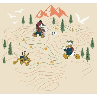 KOMAR Mickey Meets the Mountain Tapete - Kinderzimmer Deko KOMAR Mickey Meets the Mountain Tapete - Kinderzimmer Deko