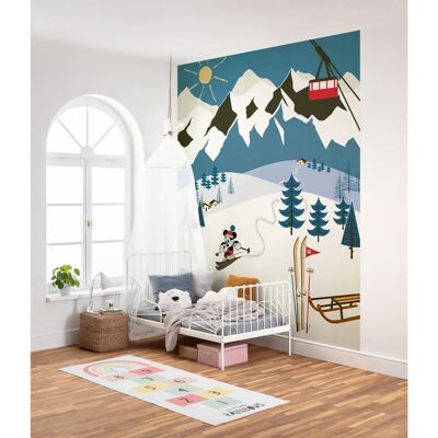 KOMAR Mickey Alpine Tapete - Comic Kinderzimmer Dekor 200x250cm KOMAR Mickey Alpine Tapete - Comic Kinderzimmer Dekor 200x250cm