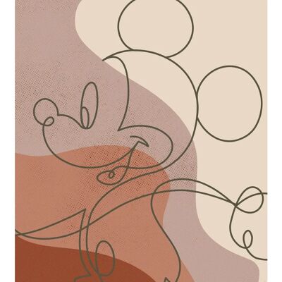 KOMAR Mickey Line Drawing Tapete - 250x280 cm - Vlies KOMAR Mickey Line Drawing Tapete - 250x280 cm - Vlies