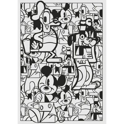 KOMAR Mickey Constructive Carta da Parati - Decorazione bambini Disney KOMAR Mickey Constructive Carta da Parati - Decorazione bambini Disney