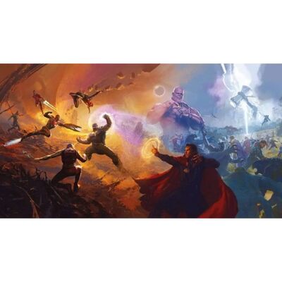 KOMAR Batallas Épicas de Los Vengadores - Papel Pintado de Cómic KOMAR Batallas Épicas de Los Vengadores - Papel Pintado de Cómic