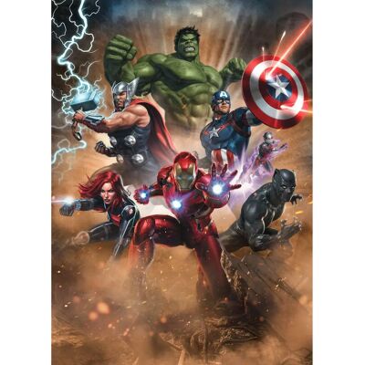 KOMAR Avengers Superpower Muurschildering - Strip Decoratie KOMAR Avengers Superpower Muurschildering - Strip Decoratie