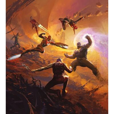 KOMAR Epicka Walka Titan Tapeta - Pokój Dziecięcy Dekoracja KOMAR Epicka Walka Titan Tapeta - Pokój Dziecięcy Dekoracja